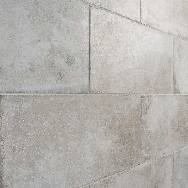 Seville Efeso Gray 12x24 Travertine Look Matte Porcelain Tile