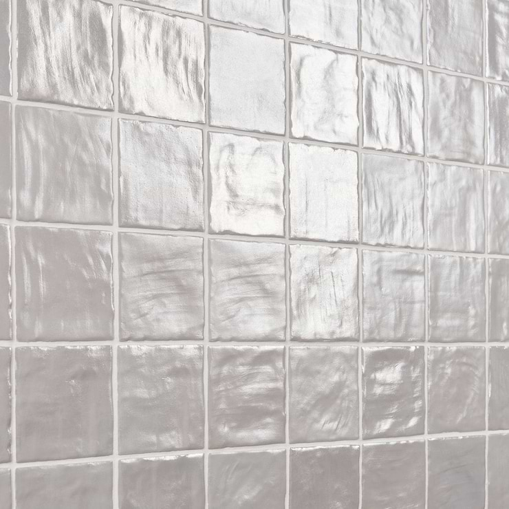 Montauk Fog Gray 4x4 Mixed Finish Ceramic Tile