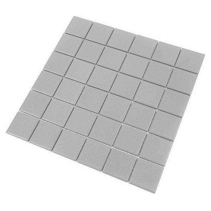 Serenity Dark Gray 2x2 Matte Porcelain Mosaic Tile