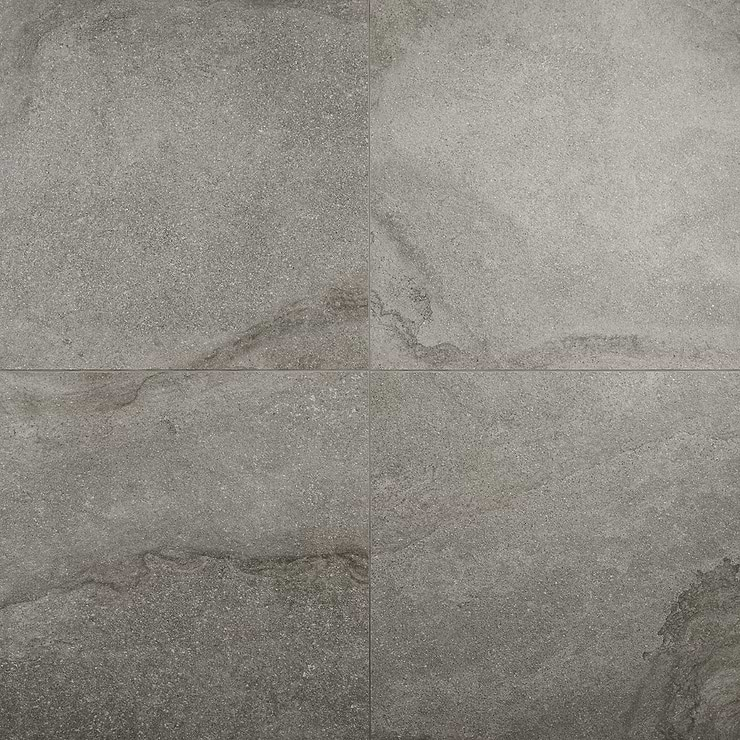 Acadia Slate Gray 24x24 Quartz Look Matte Porcelain Tile