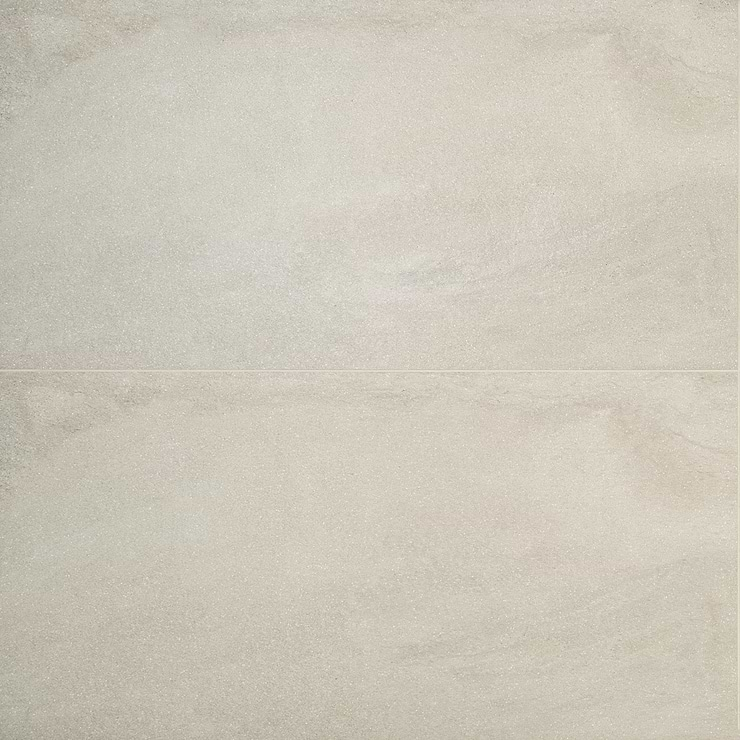 Acadia Warm Linen White 24x48 Limestone Look Matte Porcelain Tile