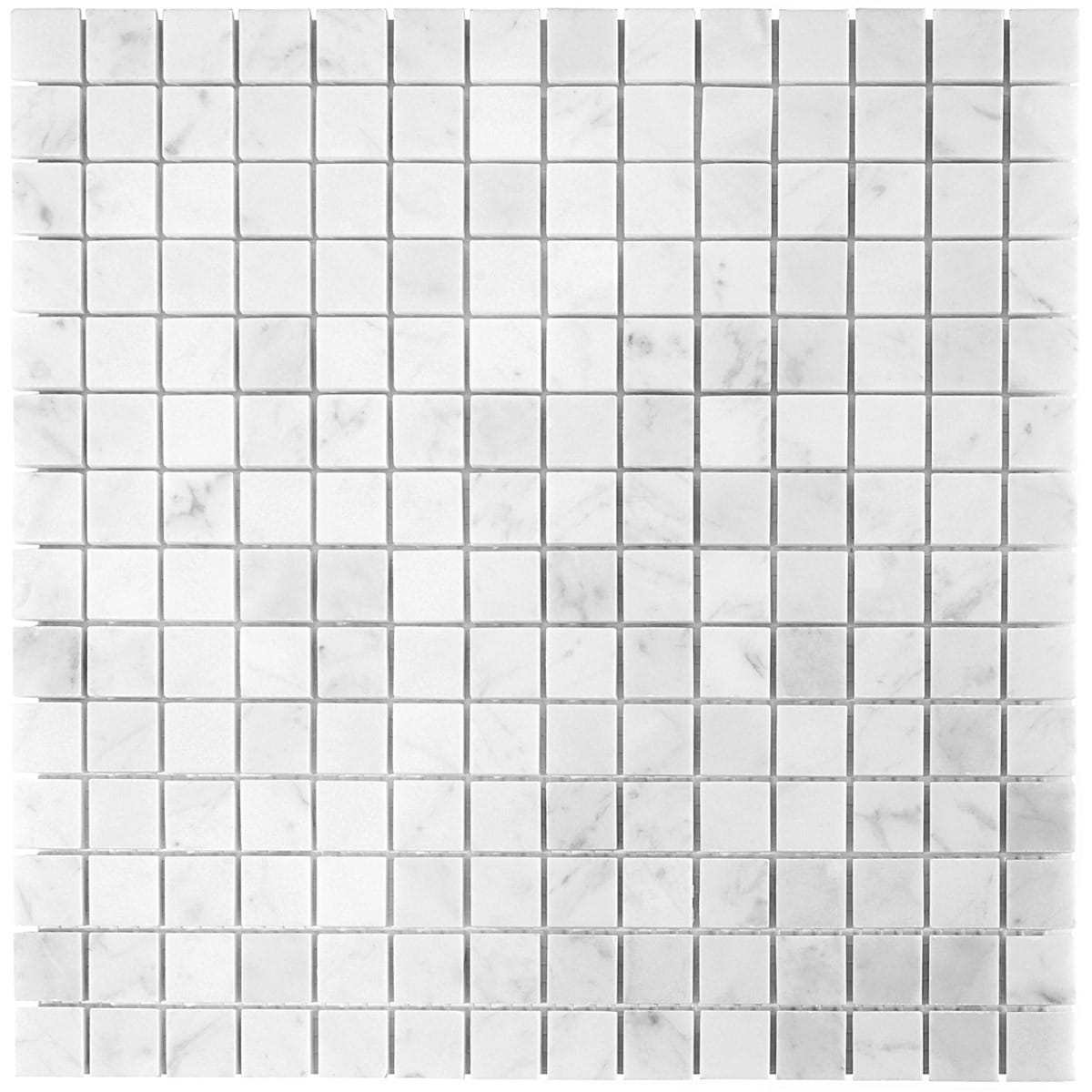 Carrara 3/4x3/4 Polished Square Marble Mosaic Tile