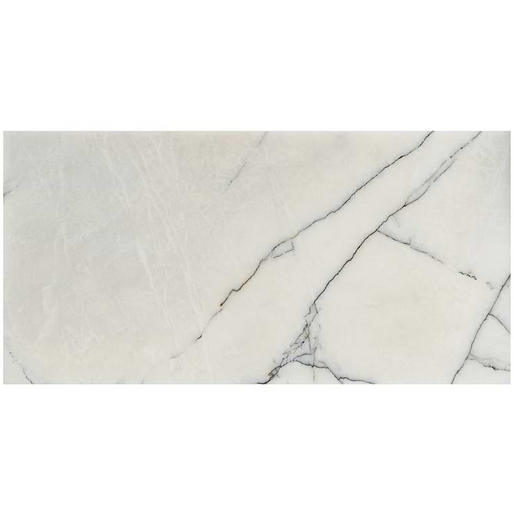 Lilac White 12x24 Polished Marble Tile