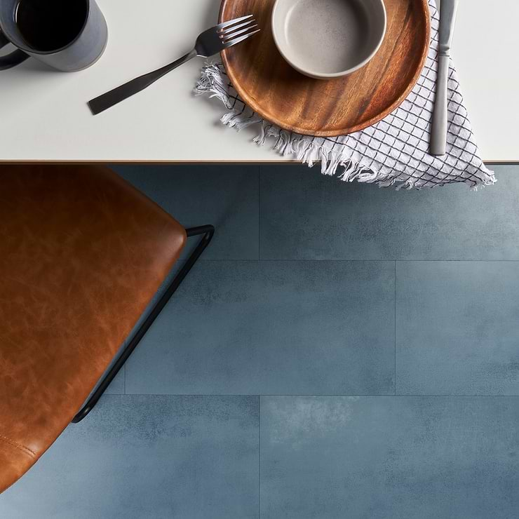 Bond LVT Indio Blue 12x24 Rigid Core Click Luxury Vinyl Tile 