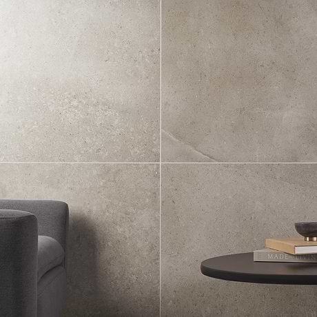 New Rock Tortora Beige 24x24 Limestone Look Matte Porcelain Tile