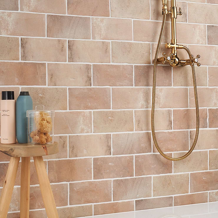 Parma Brick Cotto Brown 4x8 Terracotta Look Matte Ceramic Tile