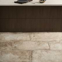 Seville Delfi Dark Beige 12x24 Travertine Look Matte Porcelain Tile