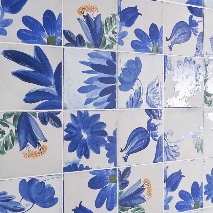 Angela Harris Wilder Portobella Decor 8x8 Mural Matte Porcelain Tile