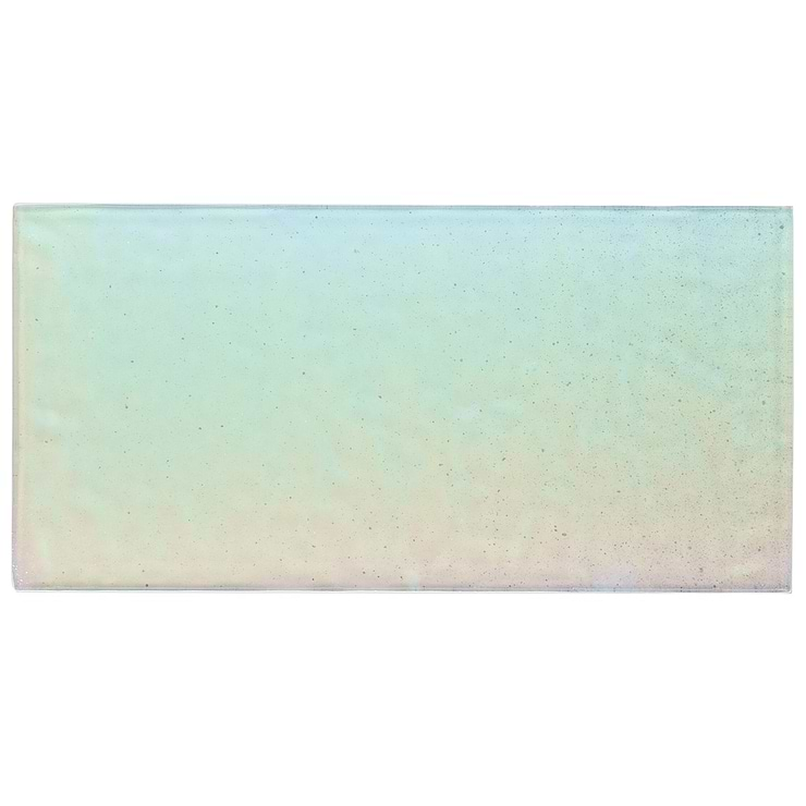 Splash Glacier White 4.5x9 Polished Glass Tile