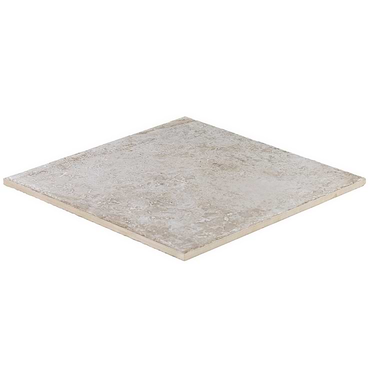 Seville Efeso Gray 12x12 Travertine Look Matte Porcelain Tile