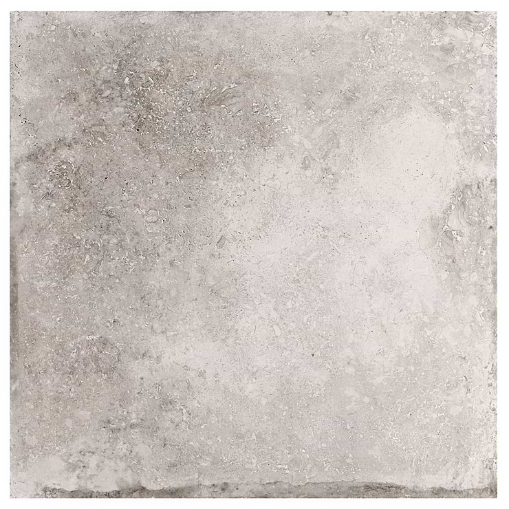 Seville Efeso Gray 24x24 Travertine Look Matte Porcelain Tile