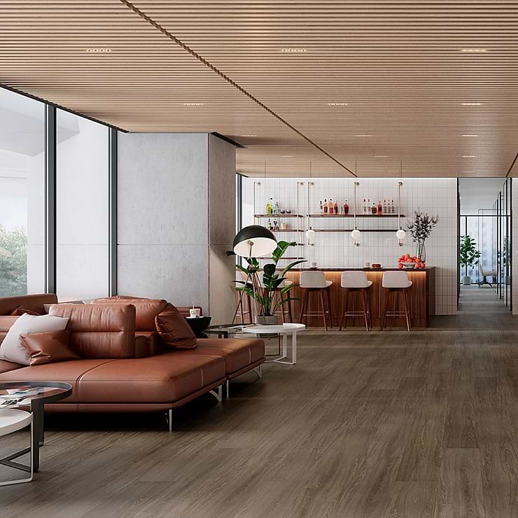 Moxy XL Graphite Gray Rigid Core Click 9x72 Luxury Vinyl Plank Flooring