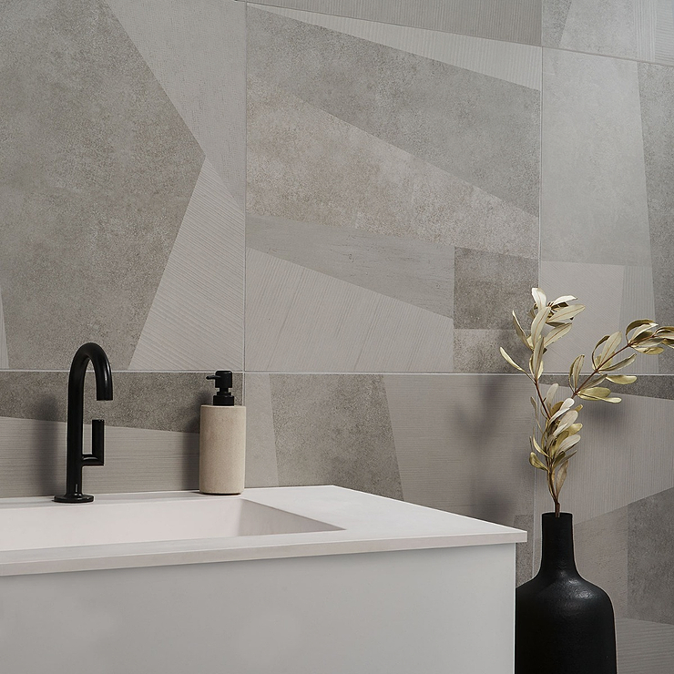 Stories Gray 24x24 Matte Porcelain Tile