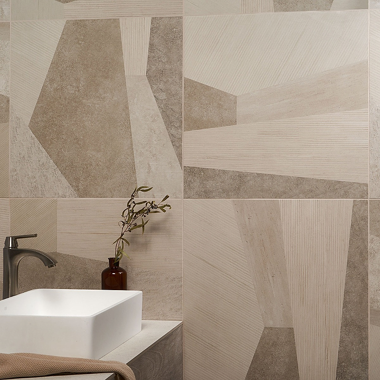 Stories Taupe 24x24 Matte Porcelain Tile