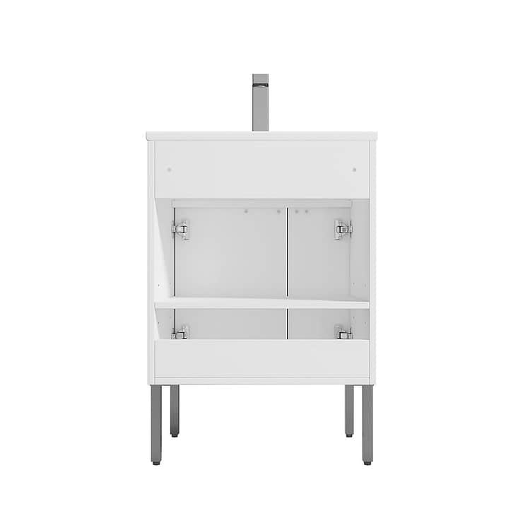 Portofino 24'' White Vanity And Counter