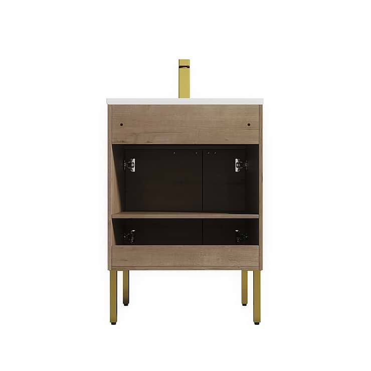 Portofino 24'' Classic Oak Vanity And Counter
