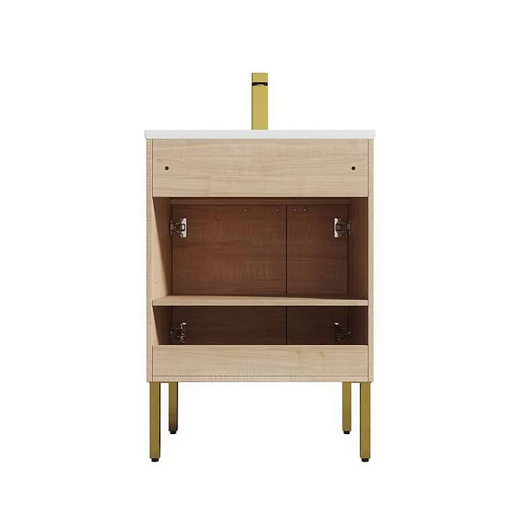 Portofino 24'' Maple Vanity And Counter