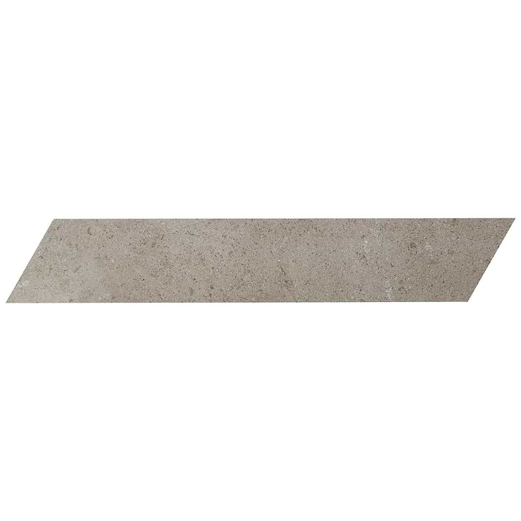 New Rock Tortora Beige 4x21 Chevron Limestone Look Matte Porcelain Tile