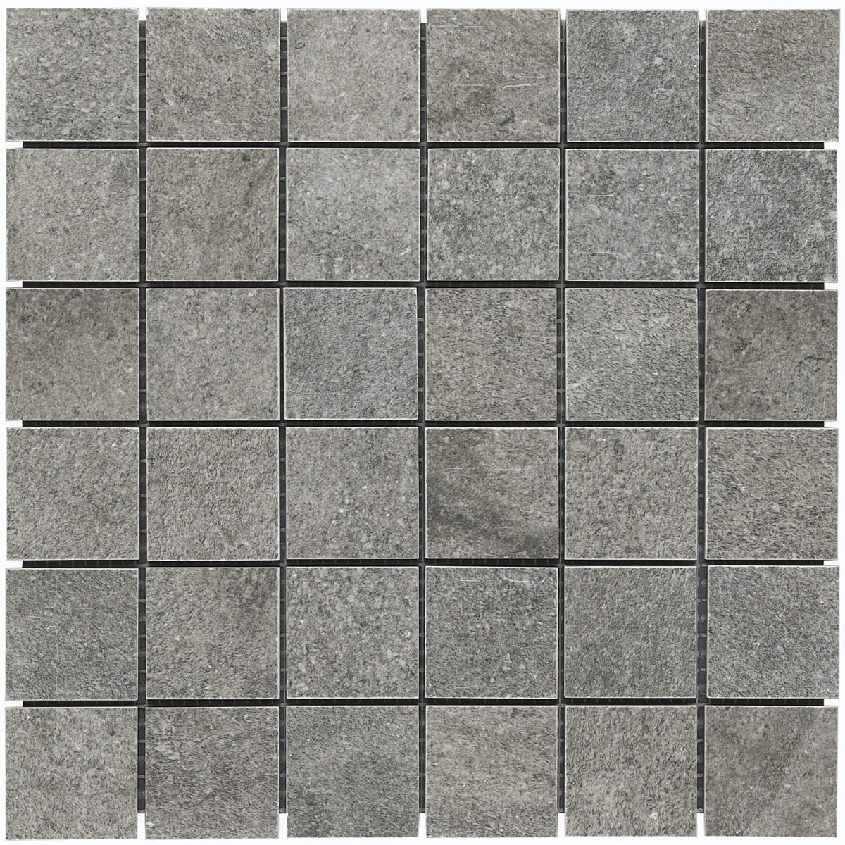 Acadia Slate Gray 2x2 Quartz Look Matte Porcelain Mosaic Tile