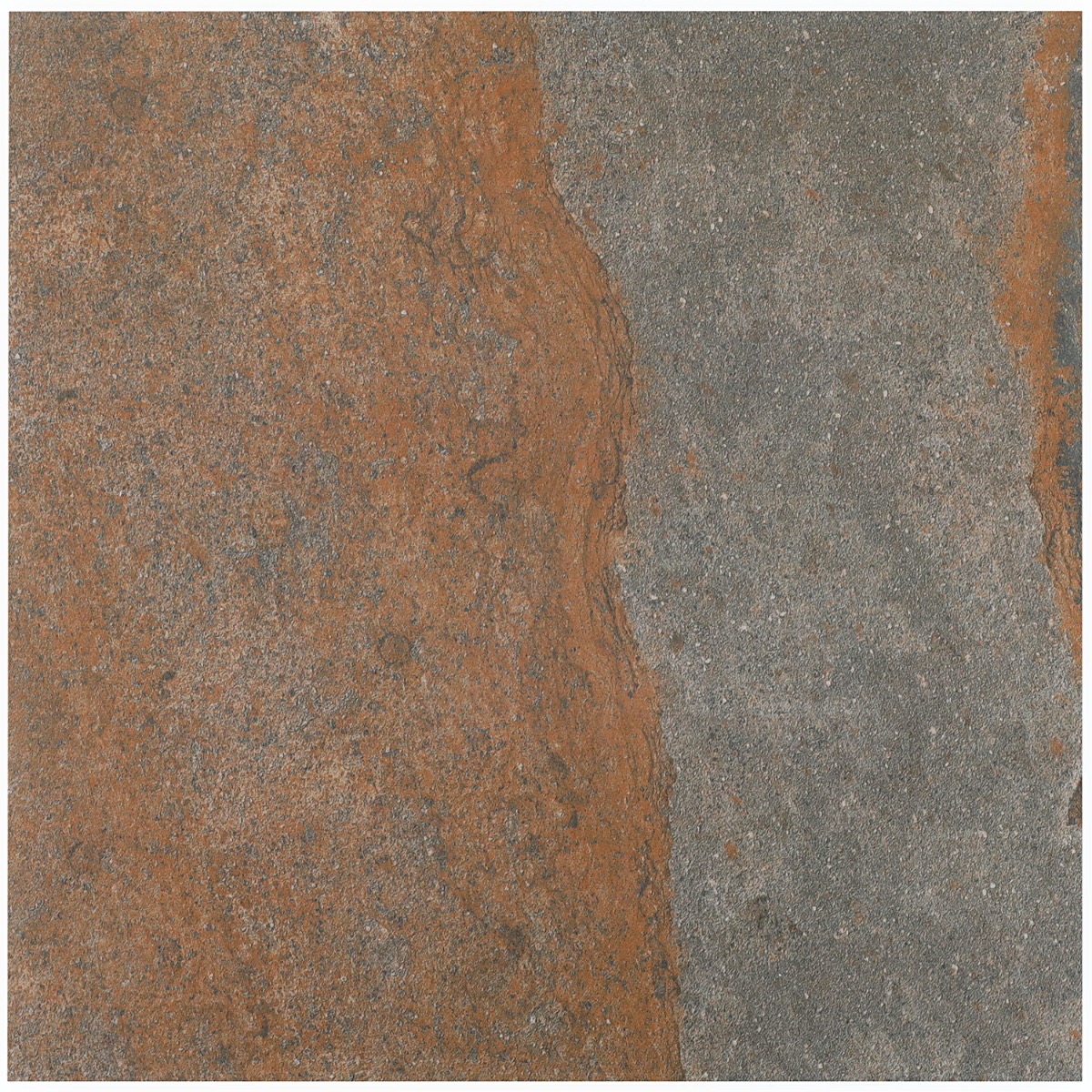 Acadia Iron Gray 24x24 Slate Look Matte Porcelain 2CM Outdoor Paver