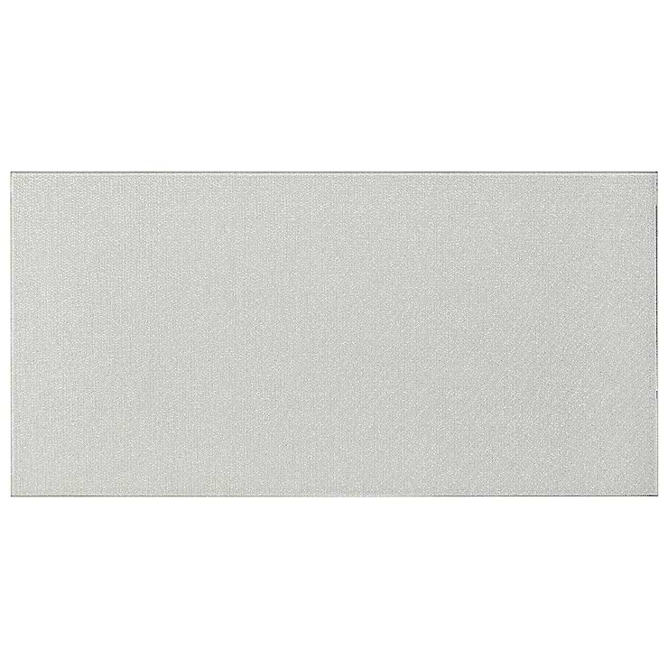 Vetrite Tela White 9x18 Polished Glass Tile
