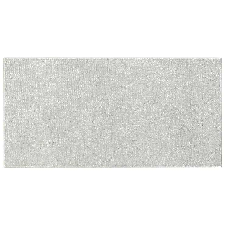 Vetrite Tela White 9x18 Polished Glass Tile