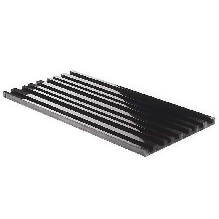 Stonework Barcode Black Jade 12x24 Dimensional Polished Marble Tile