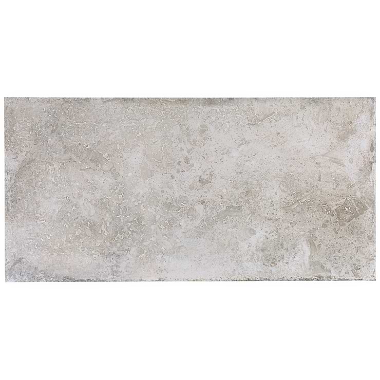 Seville Efeso Gray 12x24 Travertine Look Matte Porcelain Tile