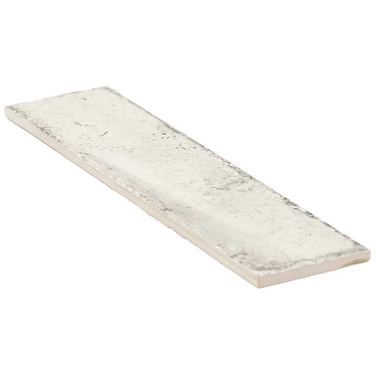 Seville Olimpia White 3x12 Travertine Look Matte Porcelain Tile