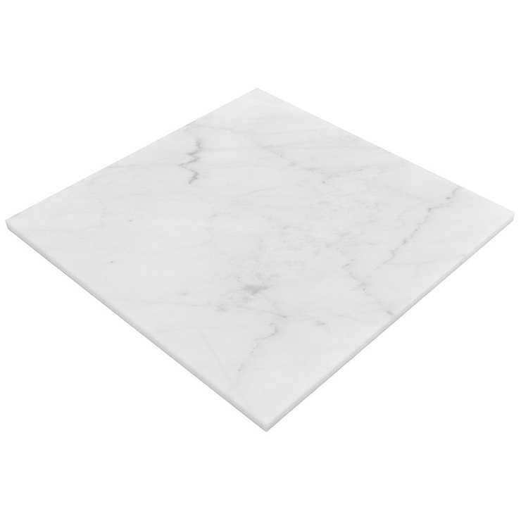 Carrara 12X12 Polished Marble Tile