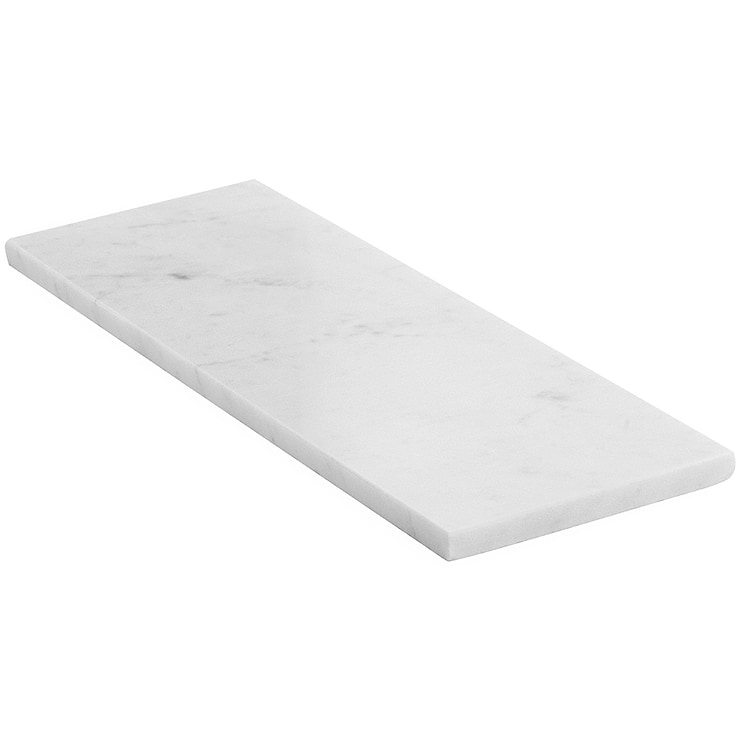 Carrara White 4x12 Polished Marble Subway Tile