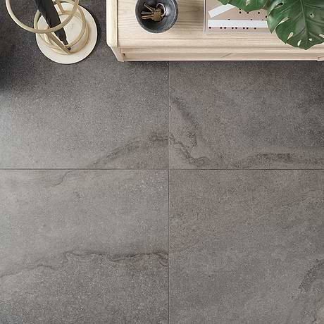 Acadia Slate Gray 24x24 Quartz Look Matte Porcelain Tile