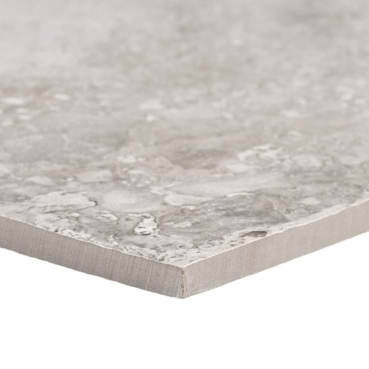 Seville Efeso Gray 24x24 Travertine Look Matte Porcelain Tile
