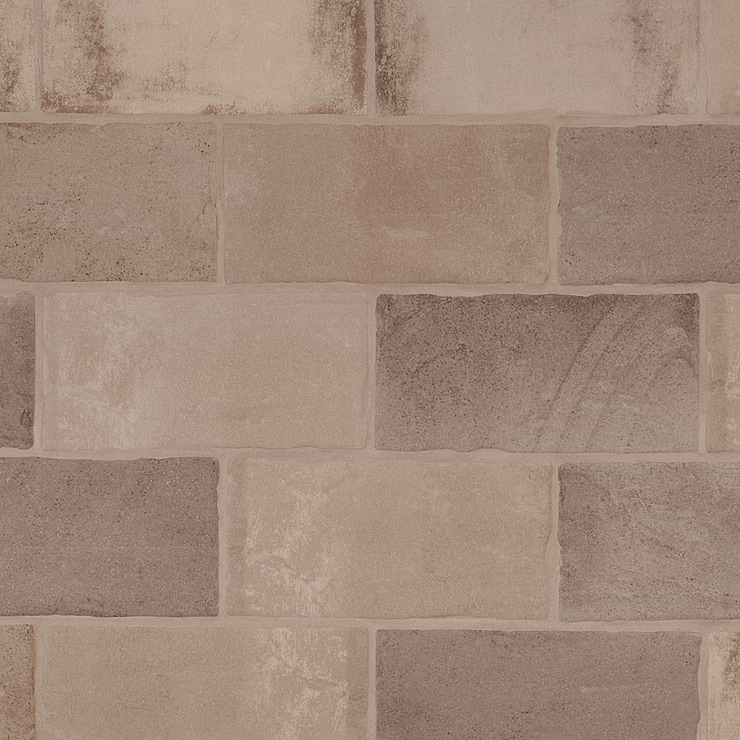 Parma Brick Taupe 4x8 Terracotta Look Matte Ceramic Tile