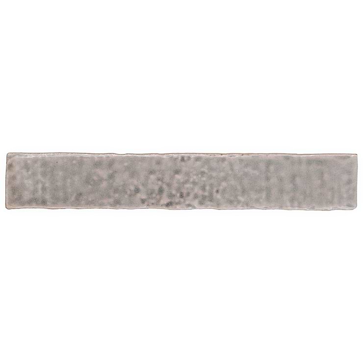 Wabi Sabi Agata Gray 1.5x9 Crackled Glossy Ceramic Tile
