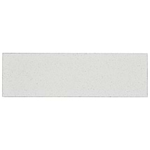 Color One Cotton White 2x8 Glossy Lava Stone Tile