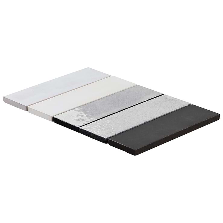 Color One Cloud Blend 2x8 Cement and Lava Stone Tiles