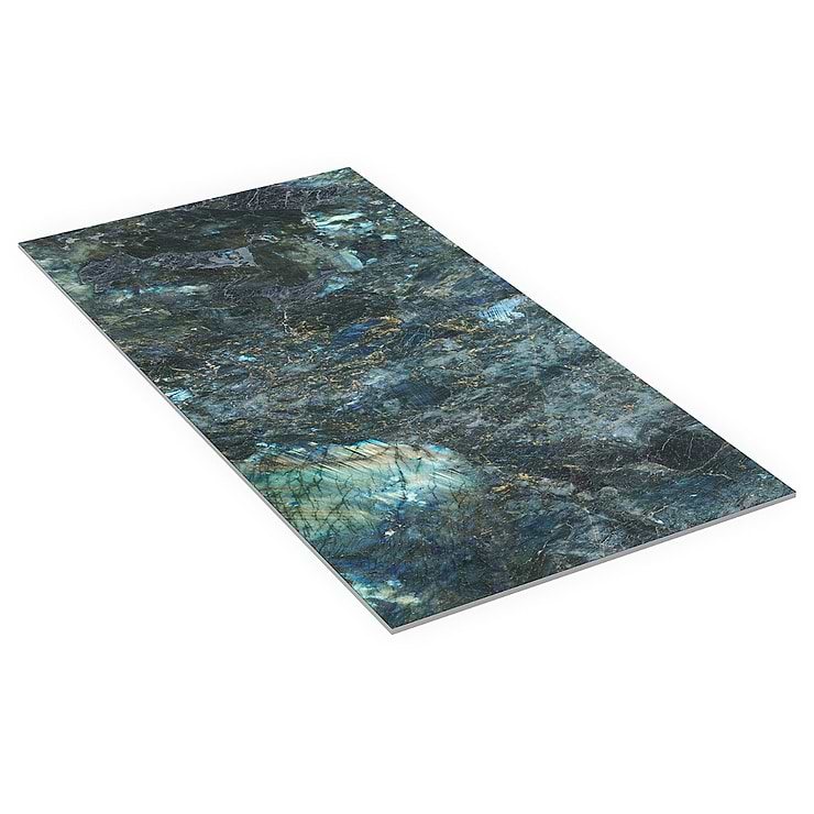 Jewel Onyx Labradorite Blue 24x48 Polished Porcelain Tile