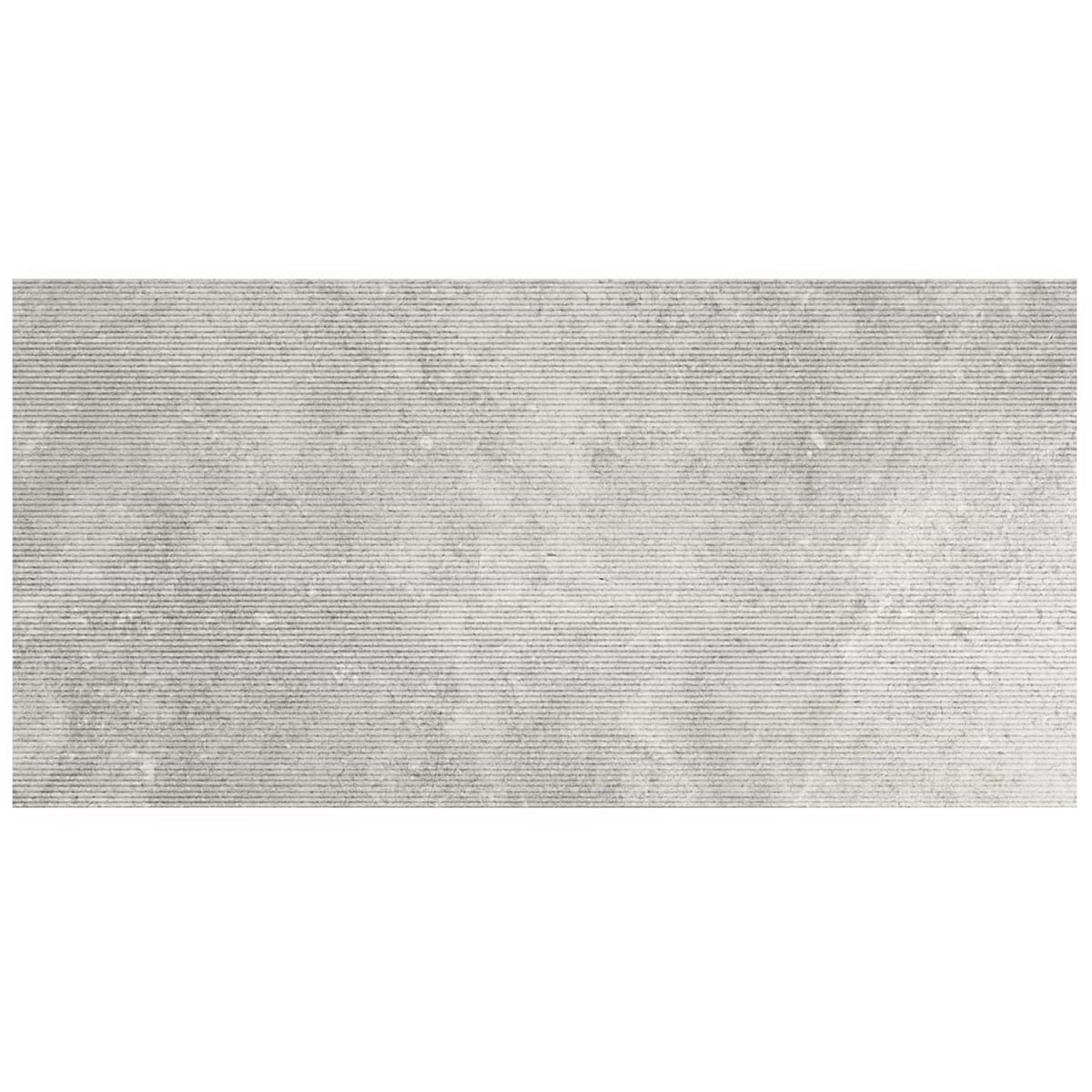 New Rock Fumo Light Gray 12x24 Chiseled Limestone Look Matte Porcelain Tile 