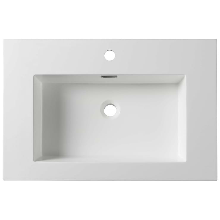 Kaleb 24'' Cement Gray Vanity and Counter