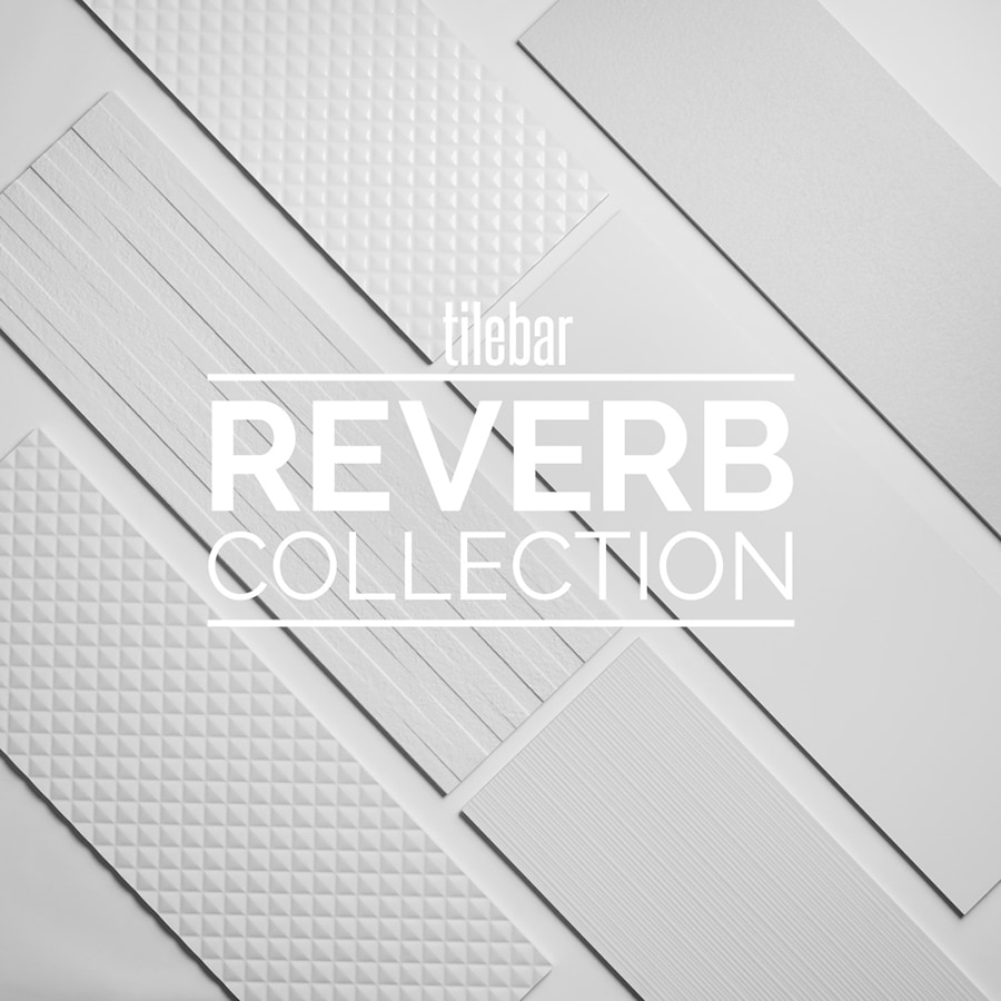 Reverb Linear White 12x36 3D Matte Ceramic Tile
