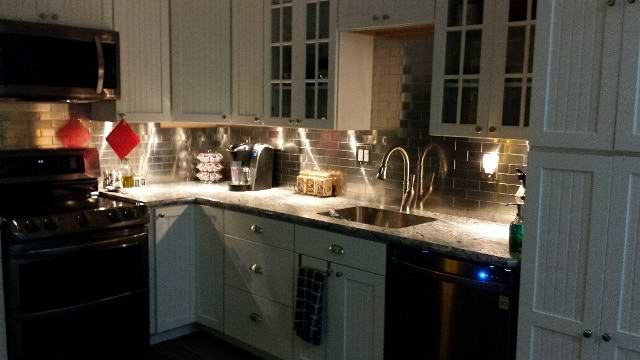 Stainless Steel 2x6 Matte Subway Tile