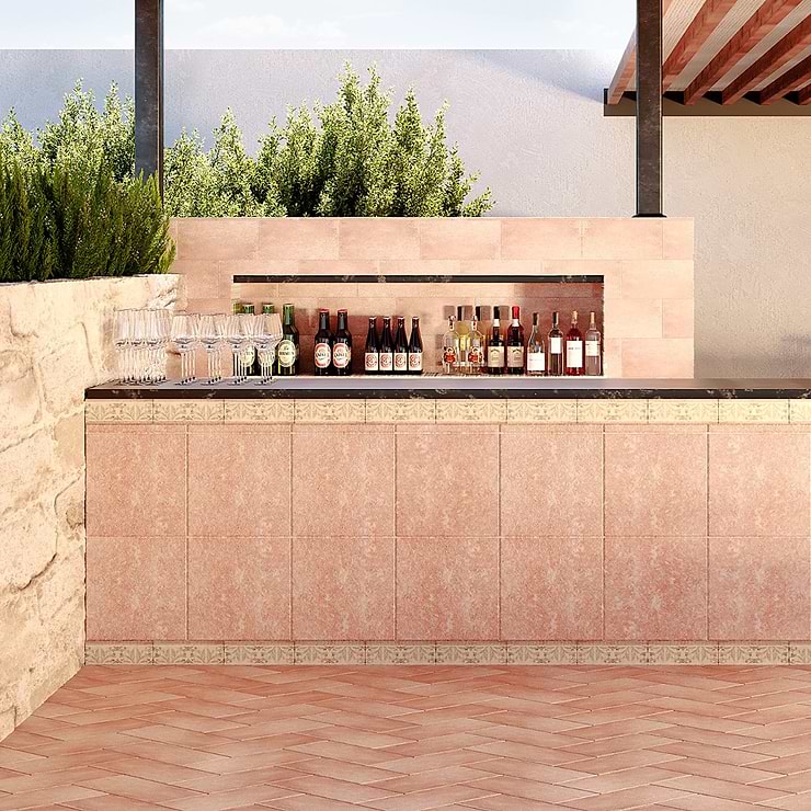 Burgos Terracotta Brick 7x14 Matte Porcelain Tile