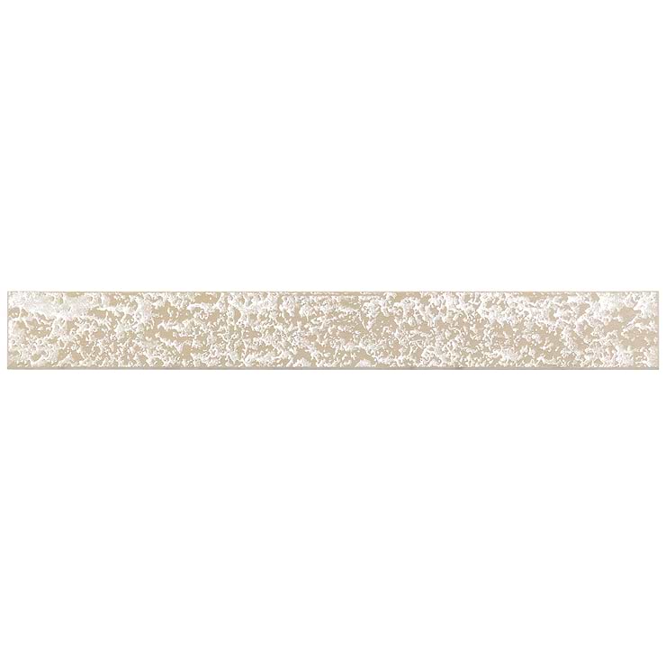 Marble Tech Crema Avorio 3x24 Polished Porcelain Bullnose