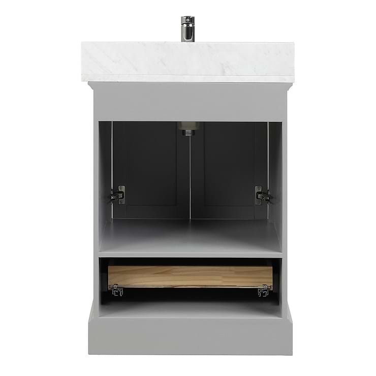 Glendale 24'' Gray Vanity And Marble Counter