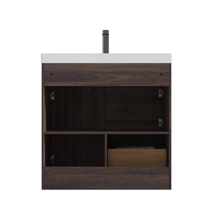 Mona 36" Cali Walnut Vanity And Counter