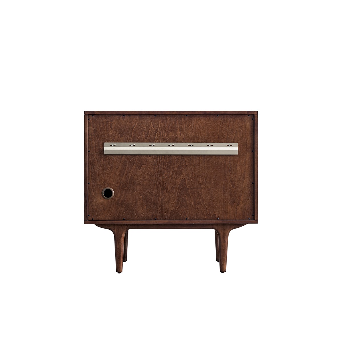 James Martin Vanities Amberly Mid-Century Walnut 36" Single Vanity with Eternal Serena Quartz Top