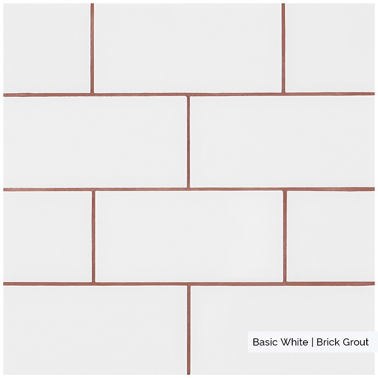 Basic White 3x6 Polished Ceramic Subway Wall Tile