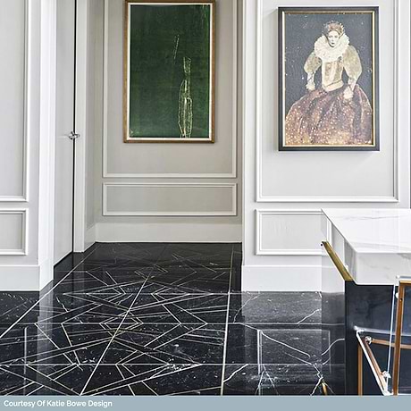 Waterjet Marble + Metal Tile for Backsplash,Kitchen Floor,Kitchen Wall,Bathroom Floor,Bathroom Wall,Commercial Floor