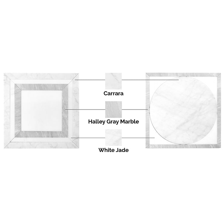 Cadre Grisaille Materials